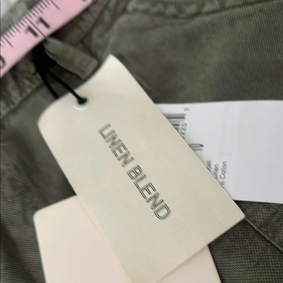 NWT Industry Republic Cargo Pants Lyocell Linen
Cotton Straight Leg Women's Sz10 - Picture 9 of 17